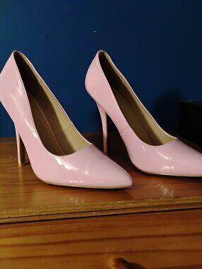 Pink high heel shoes sz 12 Uk 9 EUR43